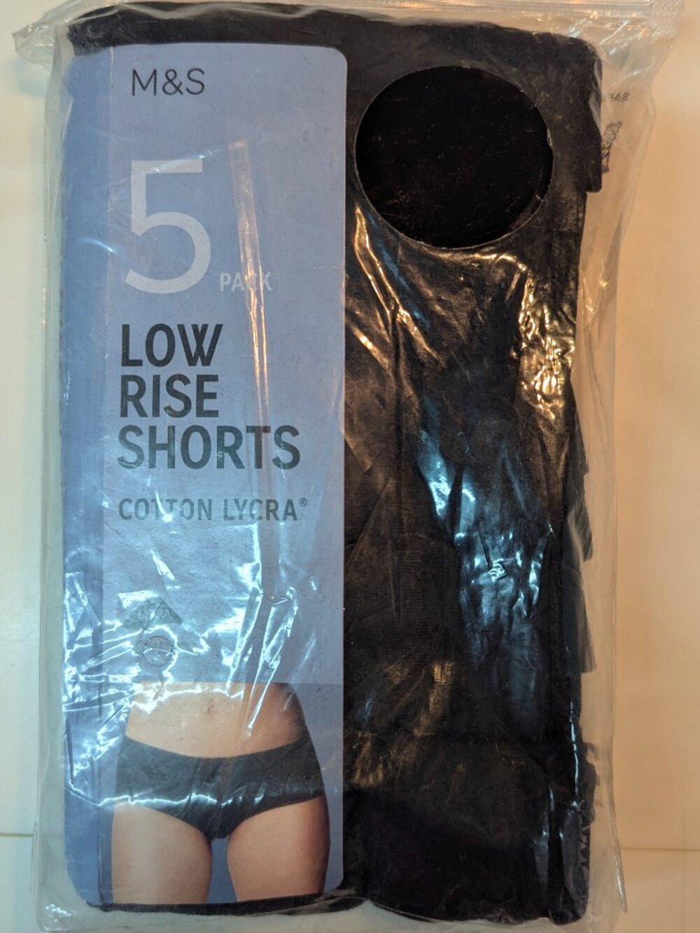 Marks and Spencer Cotton Low Rise Hipster 5pk
